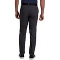 thumbnail image 3 of Haggar Mens Cool Right Performance Flex Stria Slim Fit Flat Front Pant 32W x 32L Dark Grey, 3 of 4