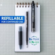 Pilot Frixion Clicker Erasable Gel Pens, Fine Point, Black Ink, 3 Count