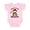AD-Pink, variant on Mimi Little Monkey Grandchild Boys or Girls Baby Bodysuit