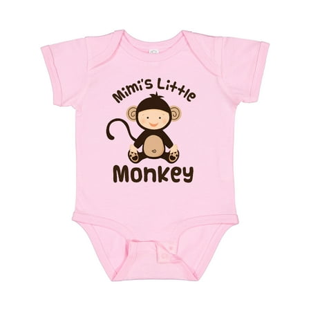 

Inktastic Mimi Little Monkey Grandchild Gift Baby Boy or Baby Girl Bodysuit