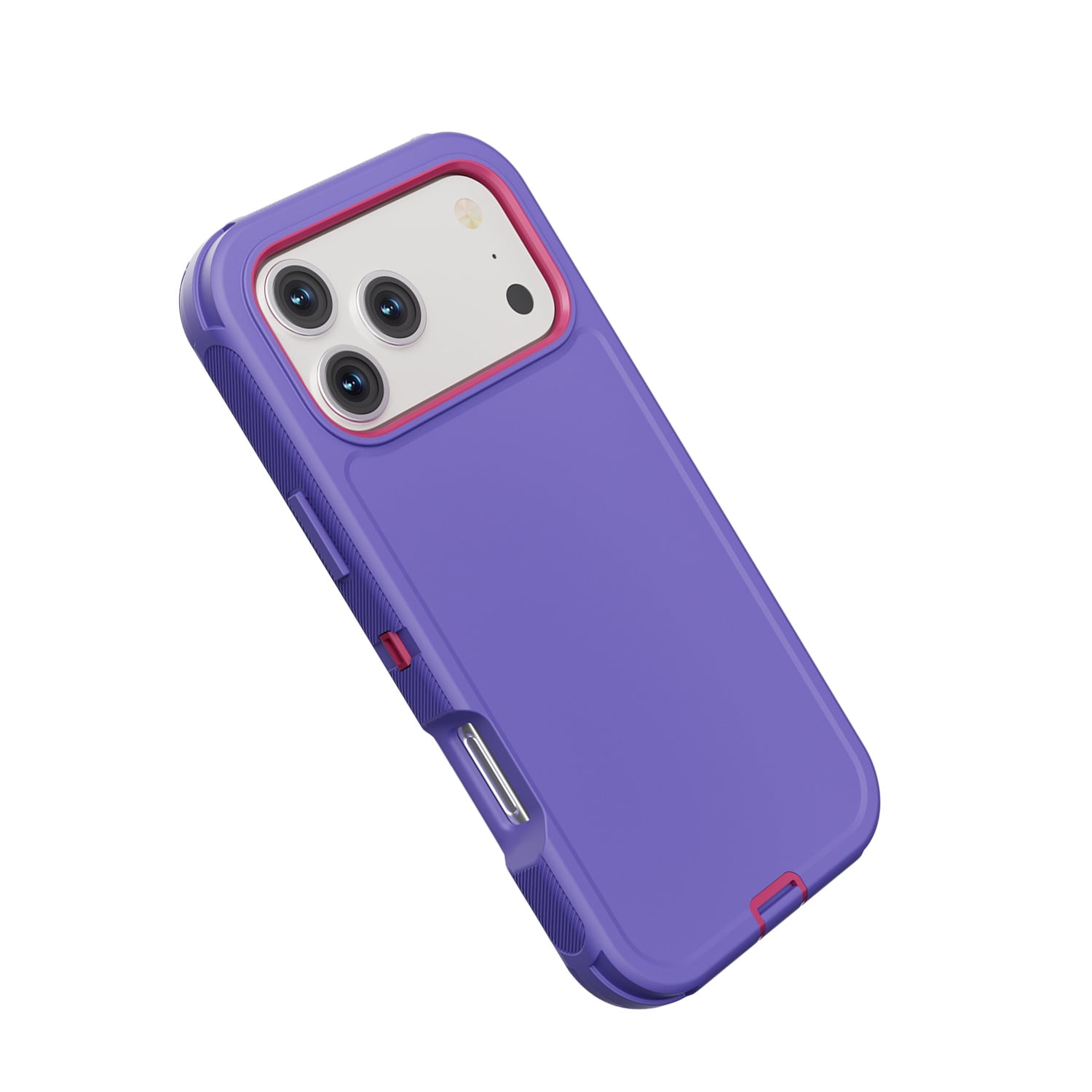 Duual Pro SecureFit Protective Case for iPhone 17 Pro - Purple & Pink
