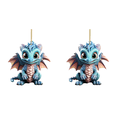 thumbnail image 1 of Decoraciones Navideñas Dragón Dibujos Animados Acrílico para Fiesta Navidad (5), 1 of 4