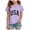 Purple, variant on Zshosam Baby Tees Baby & Toddler Girl Tees Short Sleeve Tees Kids Casual Crew Neck Size 5T 6T,(Purple 5-6 Years)