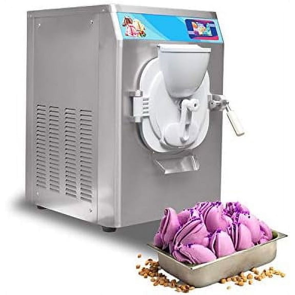 Kolice Commercial ETL Tabletop Gelato Hard Ice Cream Machine Italian Water Ice Maker-9-11 Gallons/Hour