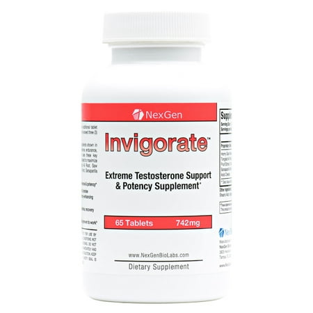 Invigorate - All Natural Herbal Supplement Supporting Testosterone & Male (Best Supplement For Testosterone Replacement)