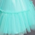 thumbnail image 4 of Sookity 2T Girl Clothes Tulle Dresses for Kids Ruffled Vneck Dresses Sequined Solid Color Dress Birthday Party Puffy Dress with Hairband, 4 of 7