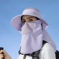 thumbnail image 3 of Fishing Hats for Women, 3 in 1 Sun Hat with Removable Neck Flap and Face Cover, UV Sun Protection Wide Brim Fishing Hat, 3 of 8