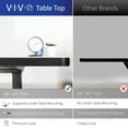 thumbnail image 2 of VIVO Bamboo / White Electric 75" x 63" Corner Desk Workstation, 2 of 2
