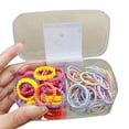 thumbnail image 2 of YAOBAMM Hair Rope 1 Set Hair Tie with Multi Styles Anti fall Tight Exquisite Vibrant Color Gift Soft High Elastic Simple Hair Ropes for Hair Accessories, 2 of 7