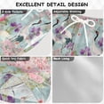 thumbnail image 2 of FORMRS Boys Swim Trunks Quick Dry Mesh Lining Beach Boardshorts, Sizes XS-XL, Green Floral Cranes Pattern, 2 of 7