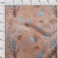 thumbnail image 3 of oneOone Cotton Cambric Rose Brown Fabric Sea Corals Craft Projects Decor Fabric Printed By The Yard 42 Inch Wide, 3 of 4
