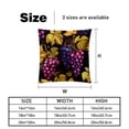 thumbnail image 5 of Grape Luxurious Velvet Throw Pillow Inserts with Unique Patterns - Set of 2 (16x16, 18x18, 20x20 Inches) for Bed, Chair Pillow Covers for Any Occasion, 5 of 6