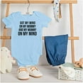 thumbnail image 3 of Funny Mommy on my Mind Hip Hop Romper Boys or Girls Infant Baby Brisco Brands 18M, 3 of 6