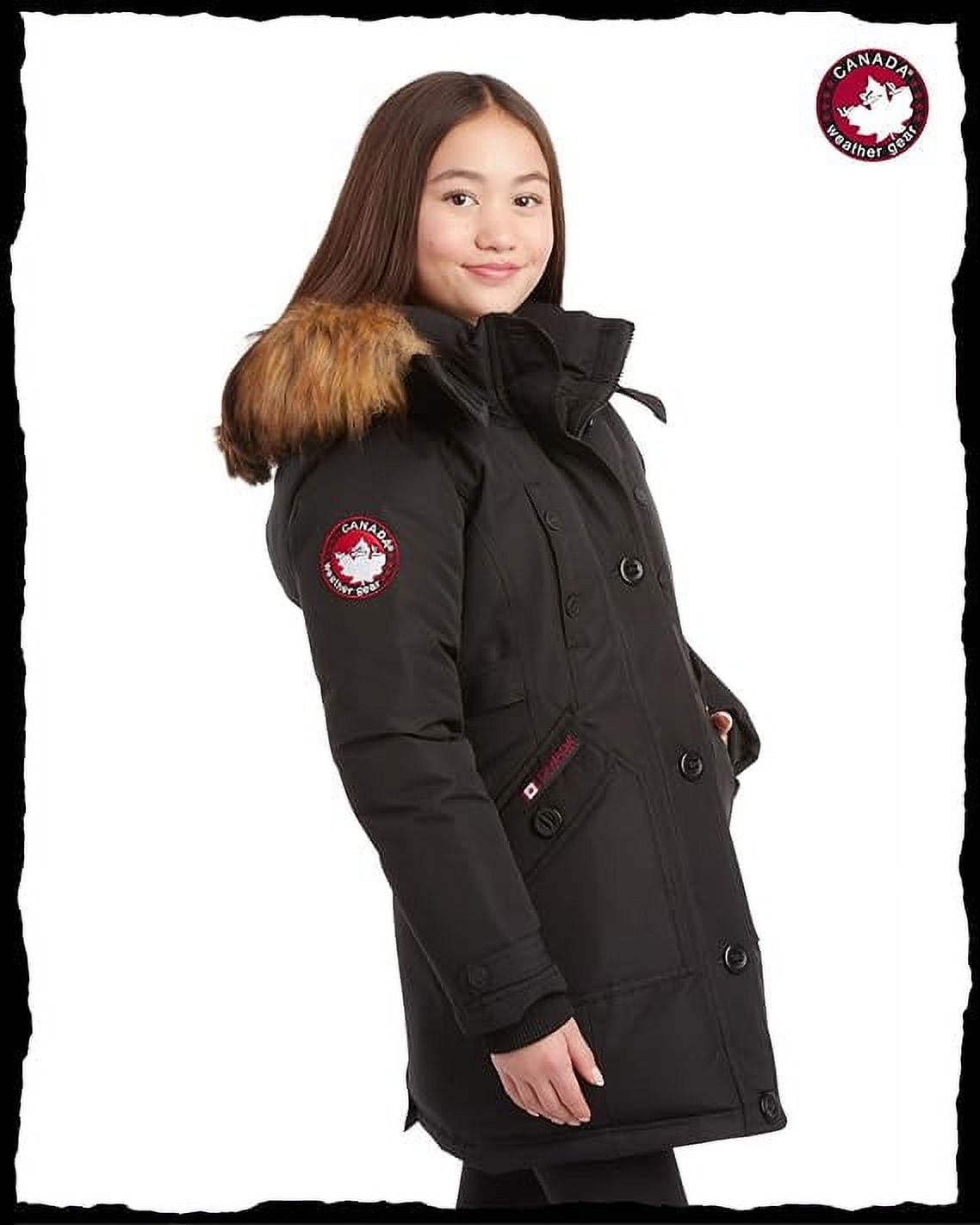 CANADA WEATHER GEAR Girls Winter Jacket Stadium Expedition