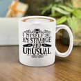 thumbnail image 3 of Shop4Ever I Myself Am Strange and Unusual Novelty Ceramic Coffee Mug Tea Cup Halloween Gift (White 11 oz.), 3 of 4