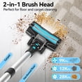 thumbnail image 3 of Homadio Cordless Vacuum Cleaner, 6 in 1 Vacuum Cleaners for Home, 28KPa Stick Vacuum with Anti-Tangle Brush, 45Mins Lightweight Wireless Vacuum Rechargeable for Floors Carpet Pet Hair, 3 of 11
