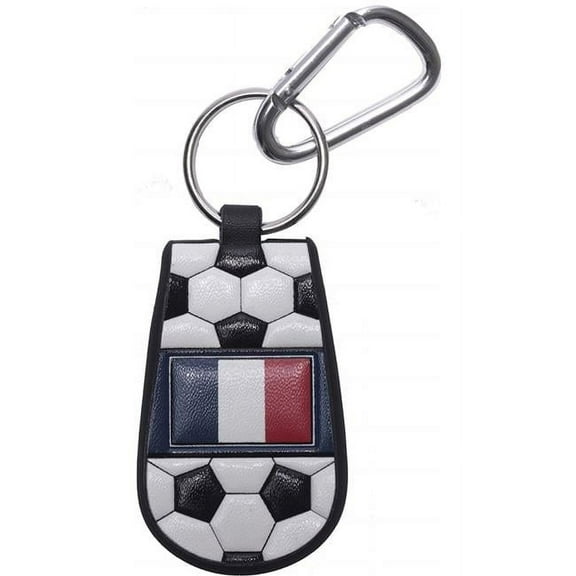 French Flag Keychain Classic Soccer