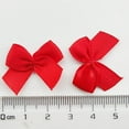 thumbnail image 2 of Nvzi 200 piezas de mini lazos de cinta de satén con flores de 1" x 3/4" para apliques, manualidades de bricolaje, color rosa, 2 of 2