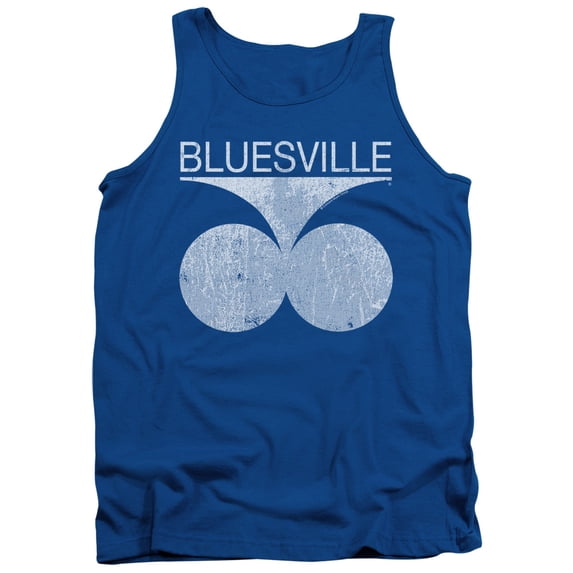 Bluesville Bluesville Distress Adult Tank Top T-Shirt