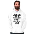 thumbnail image 5 of Jesus Save Me Baby Born in the USA Hoodie Sweatshirt Women Men Brisco Brands S, 5 of 6