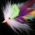 thumbnail image 4 of De 2 Piezas De Pesca Con Mosca Artificial Moscas Trucha Señuelo De Pesca Púrpura / Rojo Cola Pesca con Mosca Streamer Moscas, 4 of 8