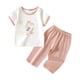 thumbnail image 3 of Ropa fina de verano para bebés, hecha de poliéster, para hombres y mujeres, para recién nacidos, con aire acondicionado, pijama de manga corta y cuello redondo., 3 of 6