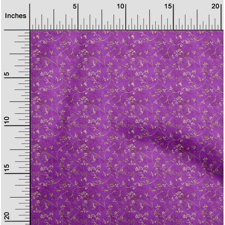oneOone Cotton Cambric Violet Fabric Batik Craft Projects Decor Fabric Printed By The Yard 56 Inch Wide