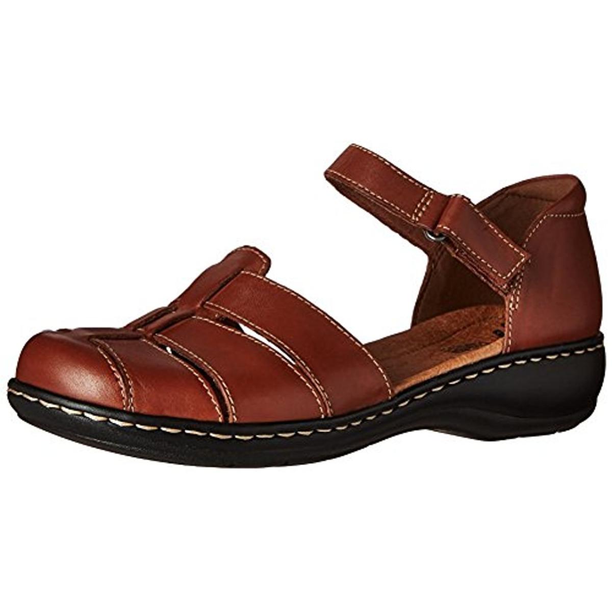 Clarks Clarks Womens Leisa Wave Leather Adjustable