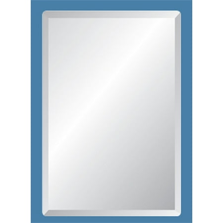 24 X 36 Rectangle Frameless Mirror With Polished Beveled Edges 24 X 36 Rectangle Frameless Mirror