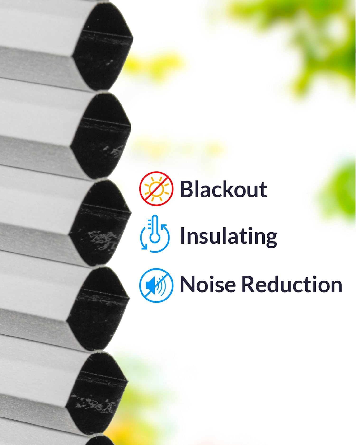 Chicology Cordless Top Down Bottom Up Blackout Cellular Shade Simply White 56.75 in. W x 48 in. L