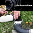 thumbnail image 4 of RV and Campervan Sewer Waste Plumbing Connection System Kit Fit 3inch PVC Pipe RV Sewer Hose Fittings RV Sewer Adapter, 4 of 8