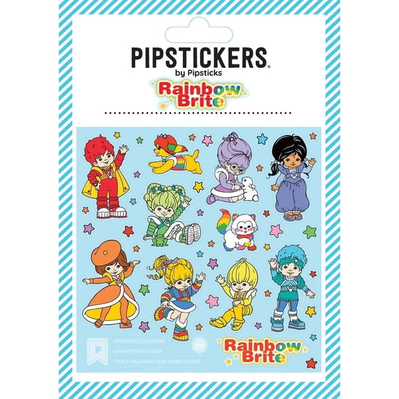 Rainbow Brite Pipstickers Chromatic Color Kids Sticker Set