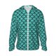 thumbnail image 1 of Fotbe Aquamarine Glitter Chaqueta con Protección Solar UPF 50+ para Hombre y Mujer, Camisa con Capucha y Bolsillos-Small, 1 of 7