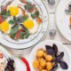 thumbnail image 4 of 25 Premium Plastic Dinner Party Plates With Gold Rim, Multi-use Perfect For Weddings, Birthdays-fcy, 4 of 5