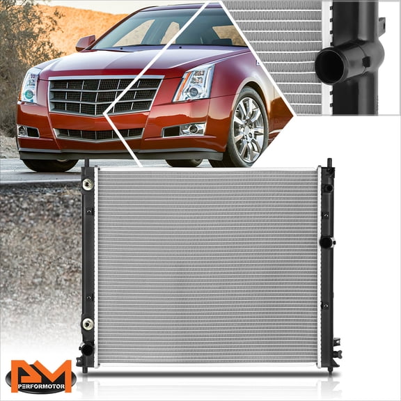 PM PERFORMOTOR for 08-14 Cadillac CTS 3.0L 3.6L Factory Style Aluminum Core Radiator DPI-13107