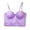 Purple, variant on Xfvqtps Womens Corset Crop Tops Sling Tube Top Solid Color Flexible Boned Support Spaghetti Straps Bustier Vest Waist Corset Coffee