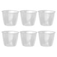 thumbnail image 3 of ColoMX Taza medidora de arroz reutilizable, tazas medidoras reutilizables, tazas de arroz transparentes, accesorios para cocina de arroz, 6 uds., 3 of 8