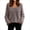 Gray, variant on Women's Oversized Sweaters Loose Fit V Neck off the Shoulder Sweater Long Sleeve Knit Pullover Spring Clothes Fashion Outfits(White,X-Large)