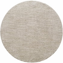 BoutiqueRugs Kahua Traditional Area Rug - Natural Gray - 6'7" Round
