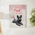 thumbnail image 2 of Every Fart is Love Note Scottish Terrier Guilty Face Happy Valentine's Vertical Matte Canvas Poster Scottie Dog Lover Gifts Wall Art Home Decor - 01016, 2 of 5