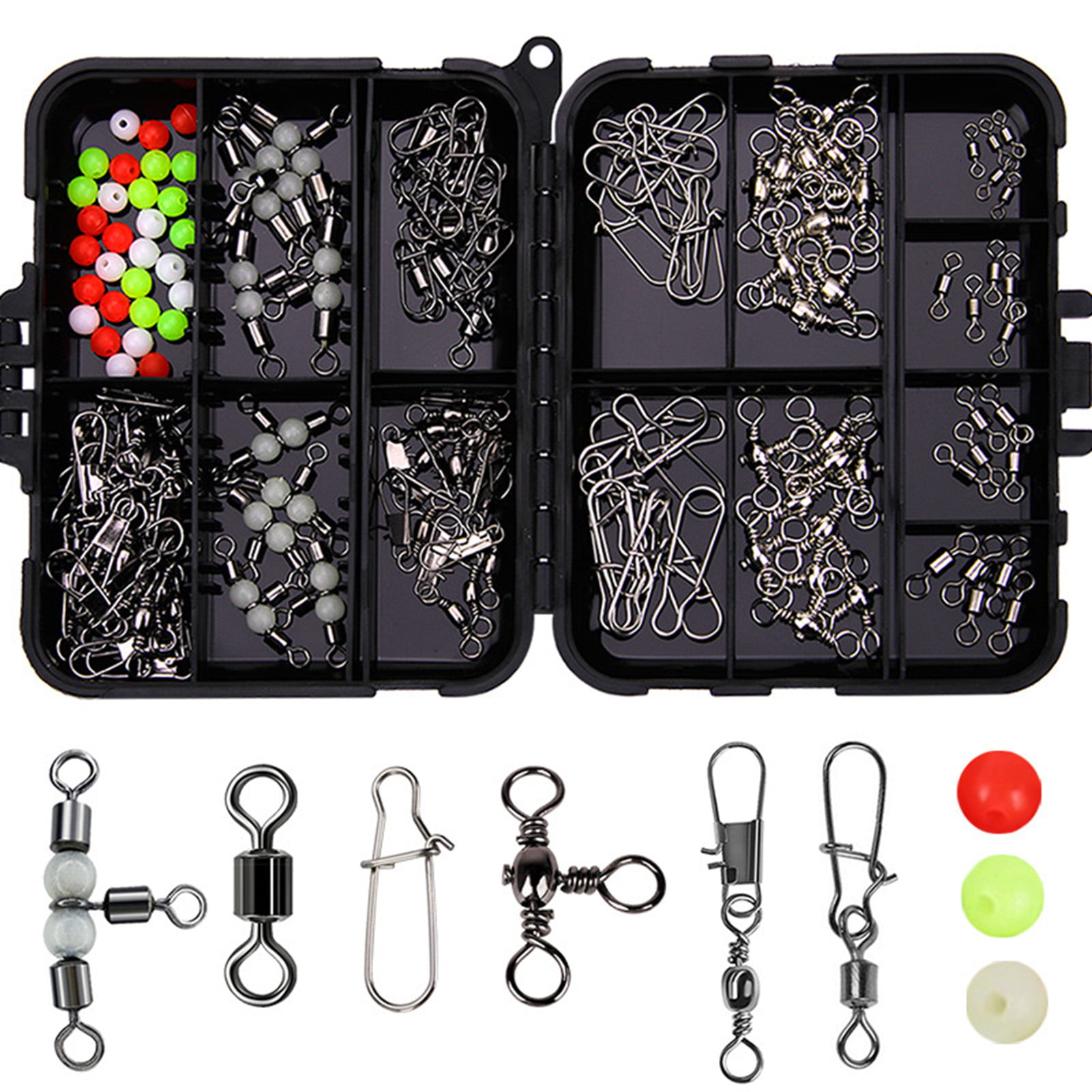 141Pcs Fishing Accessories Kit Compact Multifunction Large Capacity Rust  Resistant Fishing Set with Tackle Box for Fishing Lover 