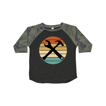 

Inktastic Construction Tools Retro Sunset Gift Toddler Boy or Toddler Girl T-Shirt