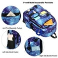 thumbnail image 3 of Lightweight Student Backpack Functional Pockets Large Capacity Girls School Bag, 3 of 3