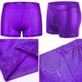 thumbnail image 4 of Baywell Girls Dance Short Gymnastics Athletic Shorts Sparkle Glitter Tumbling Bottoms Silver, 4 of 5