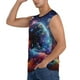 thumbnail image 3 of Balery Outer Space Floating Numbers And Letters Camisetas sin mangas para hombre, absorbe la humedad y protege contra el mal olor.-Large, 3 of 7