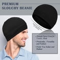 thumbnail image 7 of 2Pcs/4Pcs Cotton Beanies for Men Women Helmet Liner Lightweight Sleeping Cap for Chemo Hair Loss, 7 of 7