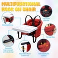 thumbnail image 3 of WonderStone Hook On Chair, Portable High Chair with Tray, Storage Bag & Free Accessories, Clip-On Table Chair for Baby and Toddler, Ideal for Home and Travel, Red, 3 of 9