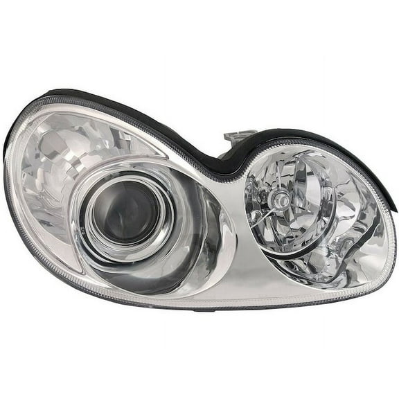 Right Headlight Assembly - Compatible with 2002 - 2005 Hyundai Sonata 2003 2004