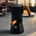 thumbnail image 4 of Coffee Maker Aluminum Serving 2 Cup Strong 100 Filter Paper Coffee Maker Pot for Black, 4 of 8