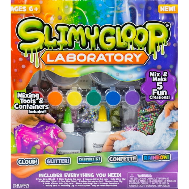 SLIMYGLOOP® Laboratory with Slime MixIns, Tools, Containers, 6